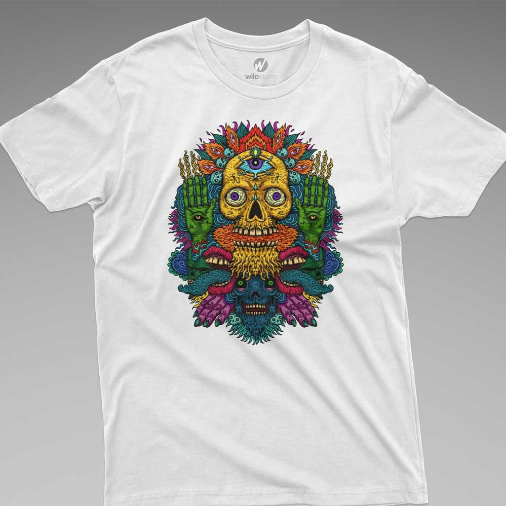 our best seller t-shirt skull design 100% Premium Egyptian Cotton