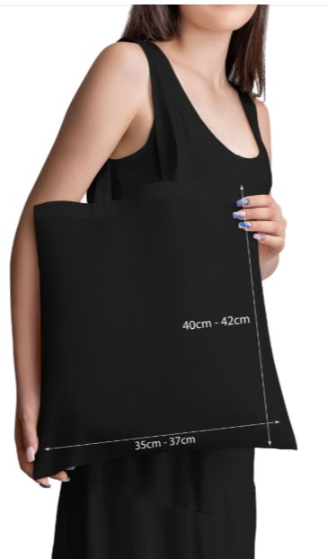 Luxury tote bag Black, Egyptian King Unisex goes with any outfit