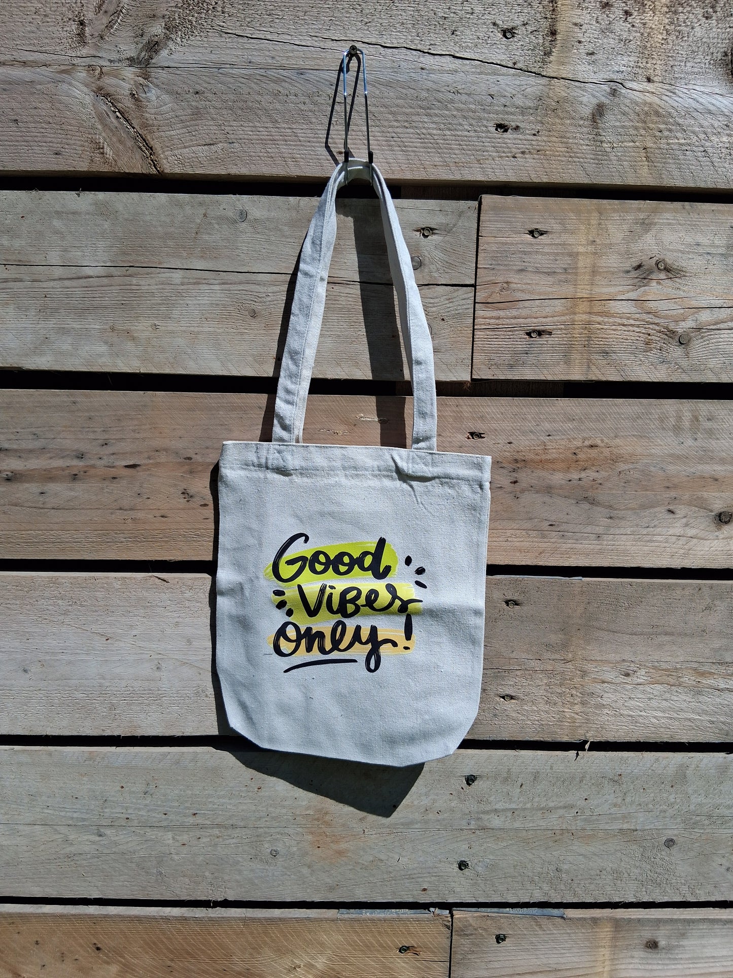 Good Vibes Only Tote Bag – 100% Cotton | Reusable Eco Shopper