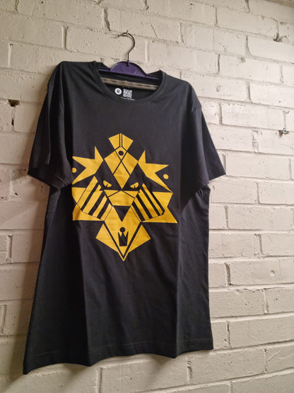 Men's Graffiti Anubis longline t-shirt