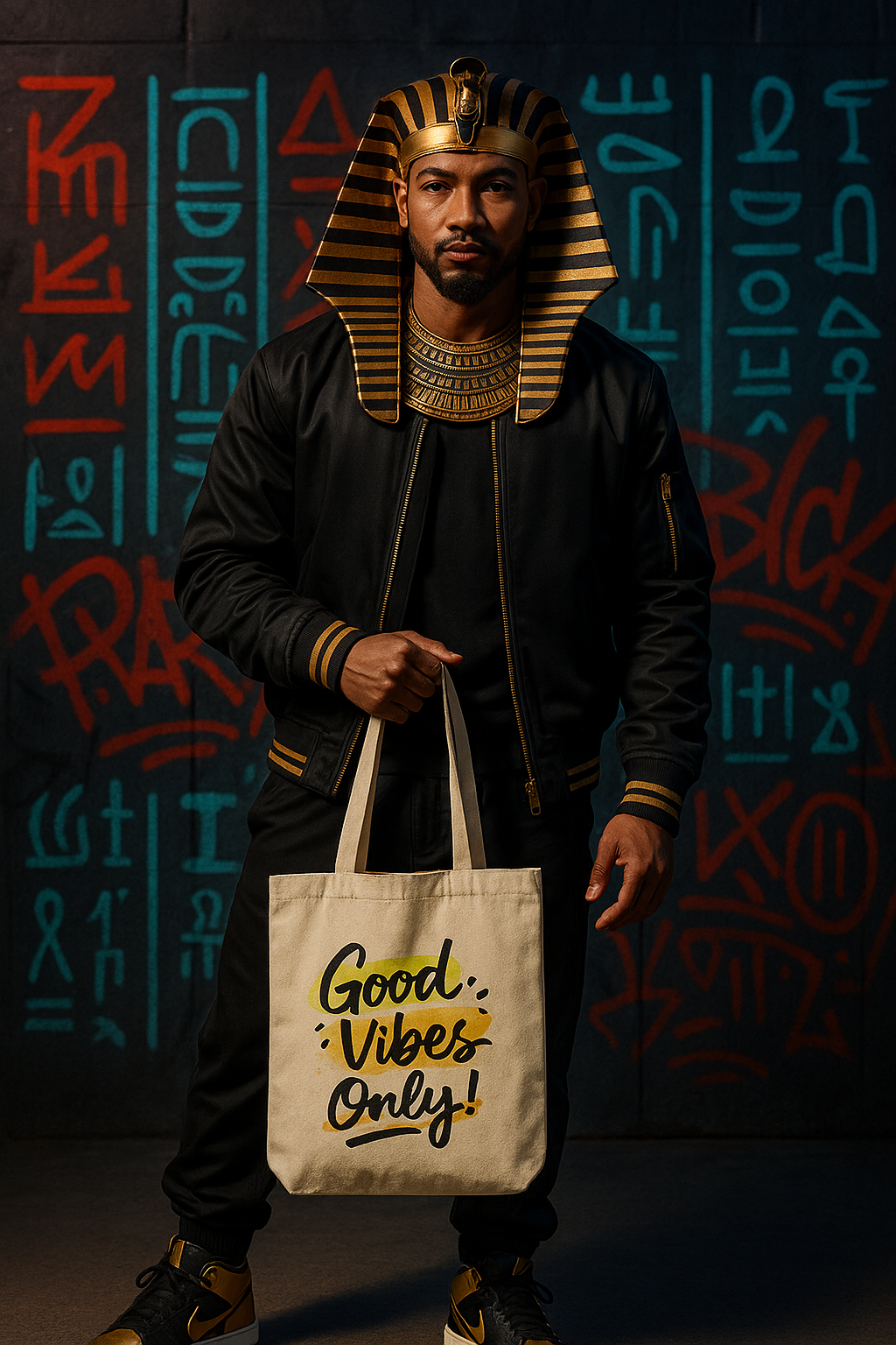 Good Vibes Only Tote Bag – 100% Cotton | Reusable Eco Shopper