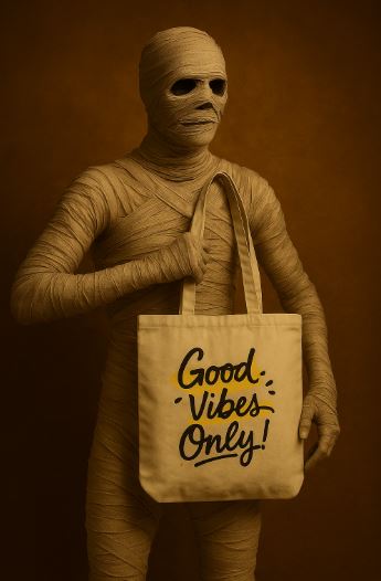 Good Vibes Only Tote Bag – 100% Cotton | Reusable Eco Shopper